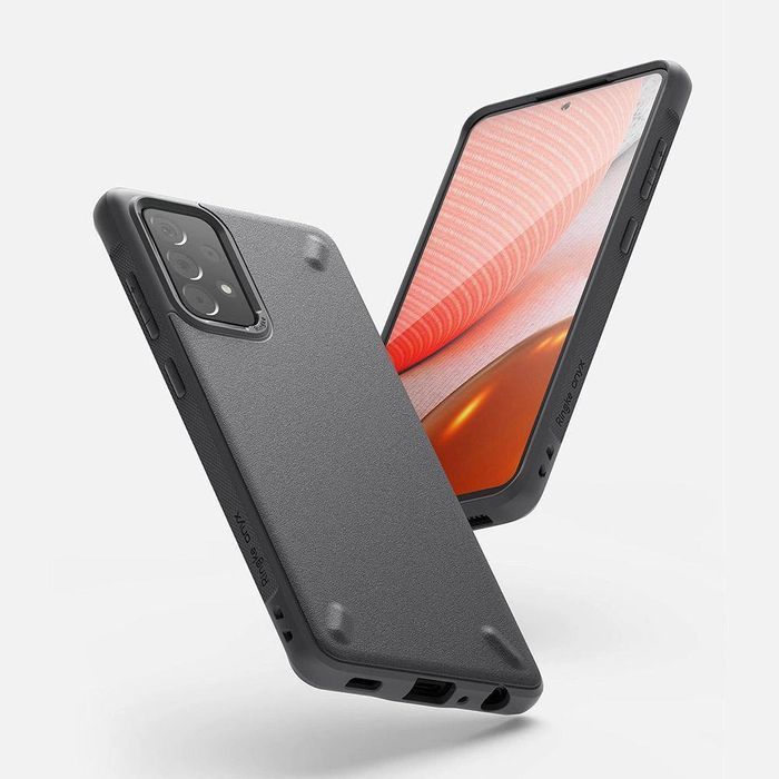 Ringke Onyx wytrzymałe etui pokrowiec Samsung Galaxy A72 4G szary