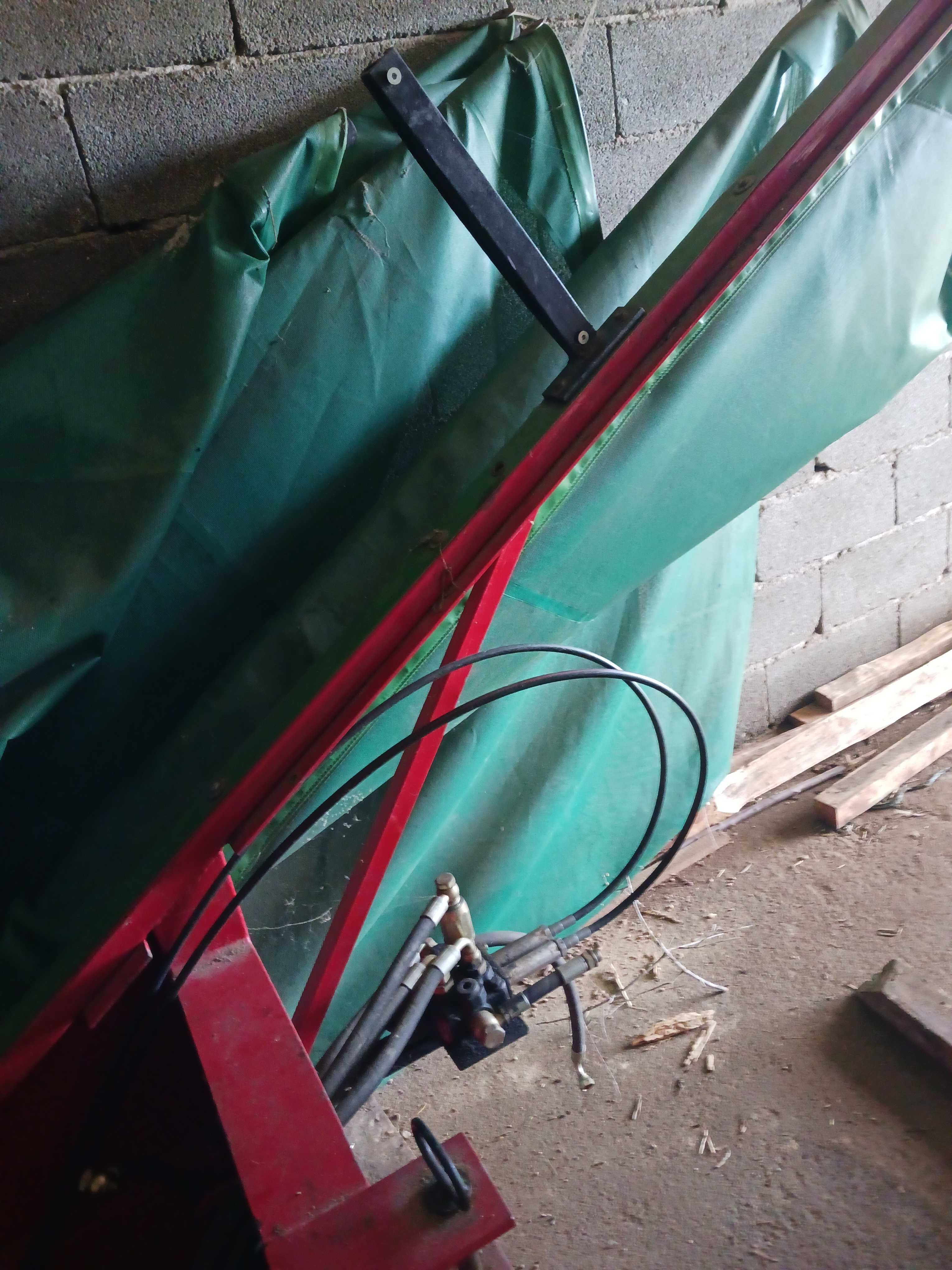Toldo, apara Frutos frontal para trator