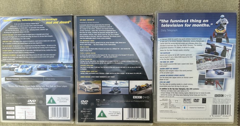 Top Gear - caixa com 3 DVD - English UK
