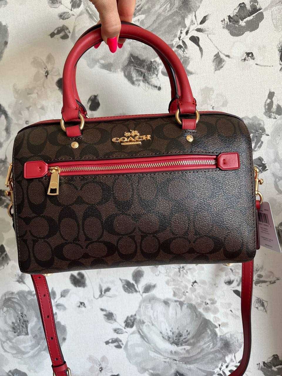 Сумка Coach Rowan Satchel In Leather