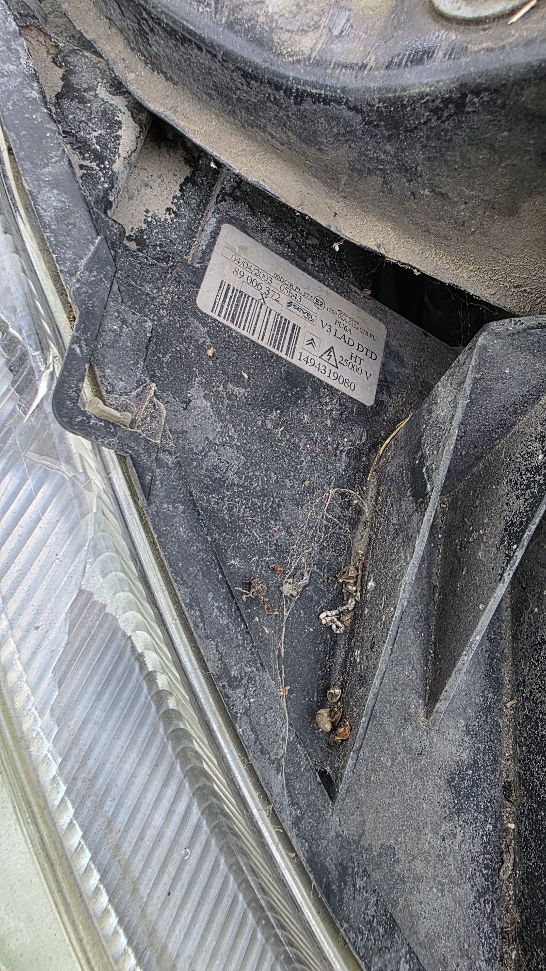 Lampy Przód Citroen C8 2005r Xenony