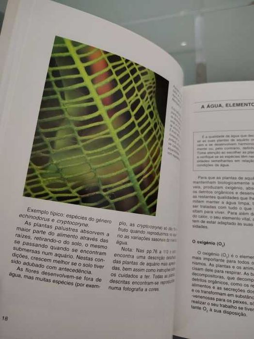 Livro plantas de aquário