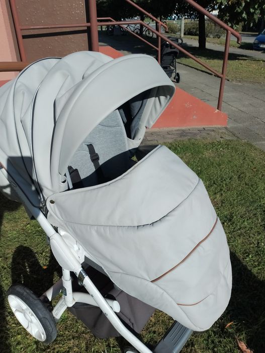 Wózek 2 w 1 pompowane koła