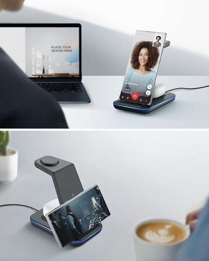 Indukcyjna stacja ładująca 3 w 1 do Samsung JoyGeek