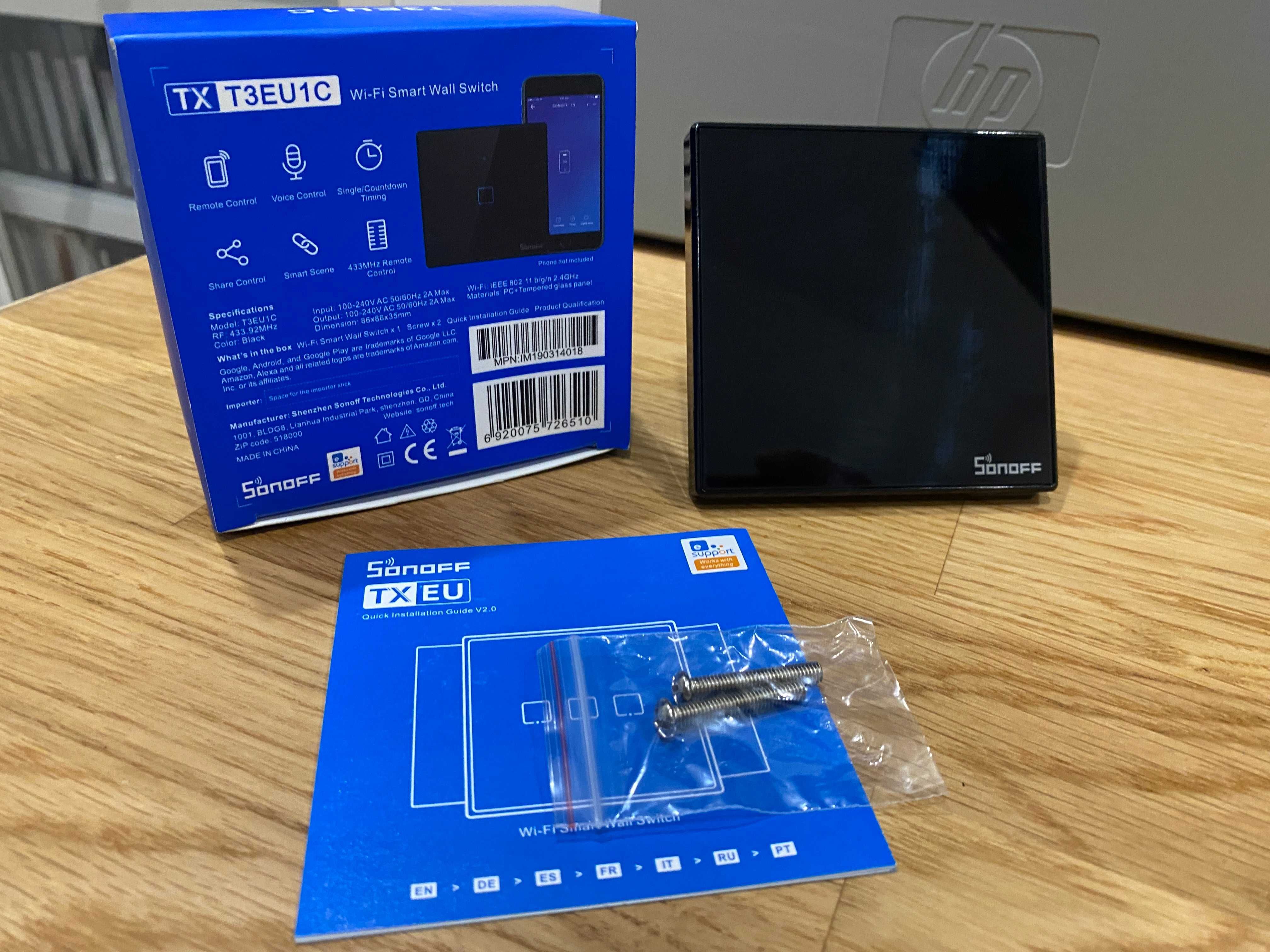 Interruptor Sonoff TX T3EU1C Wifi