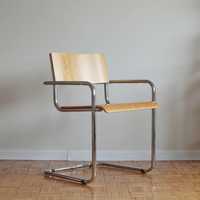 Krzesło krzesła Plurima Włochy lata 80 Bauhaus Brauer vintage retro