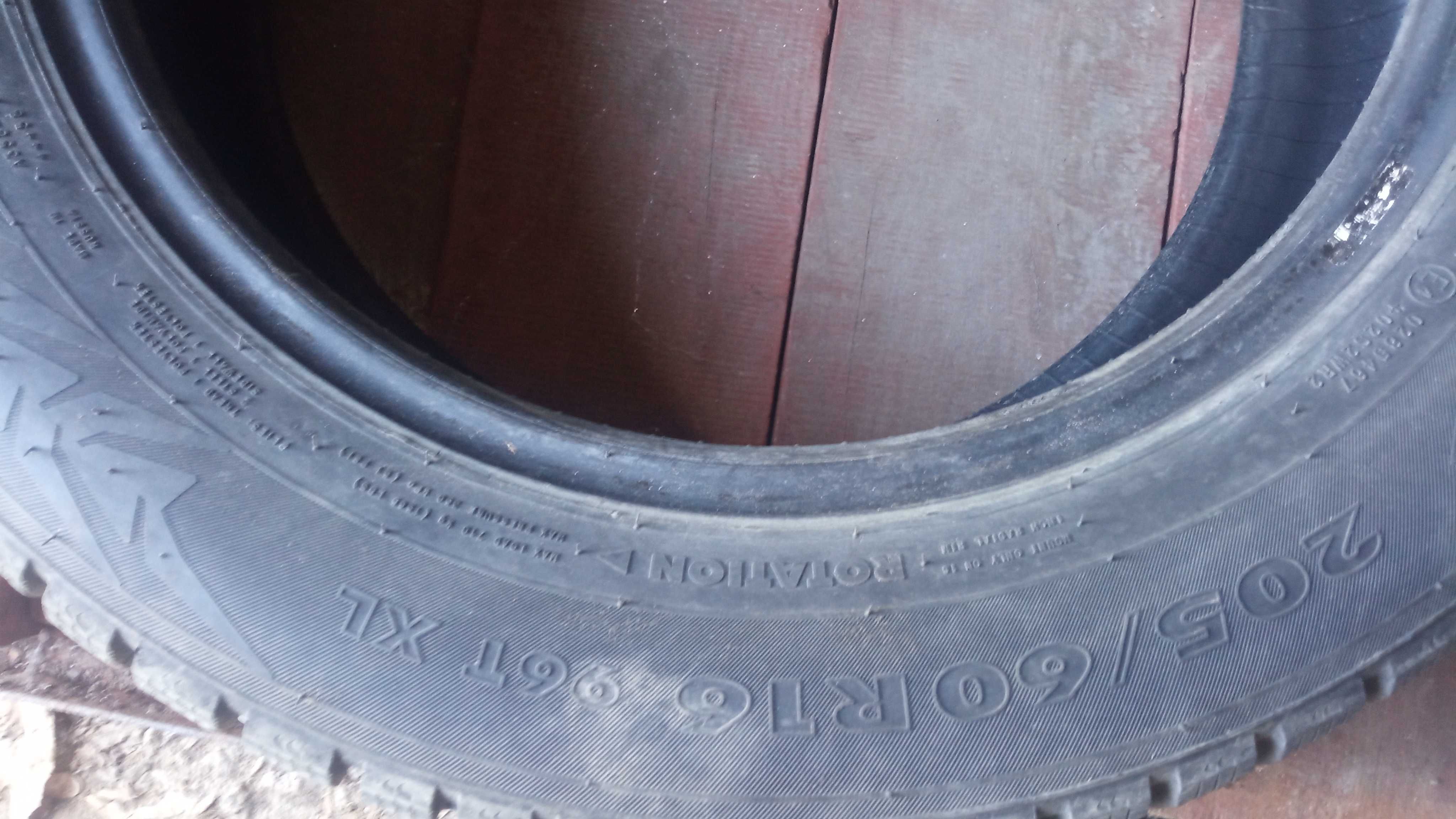 205/60/16. R16 Зима. Nokian Nordman 7 Шип. Практически Новая.