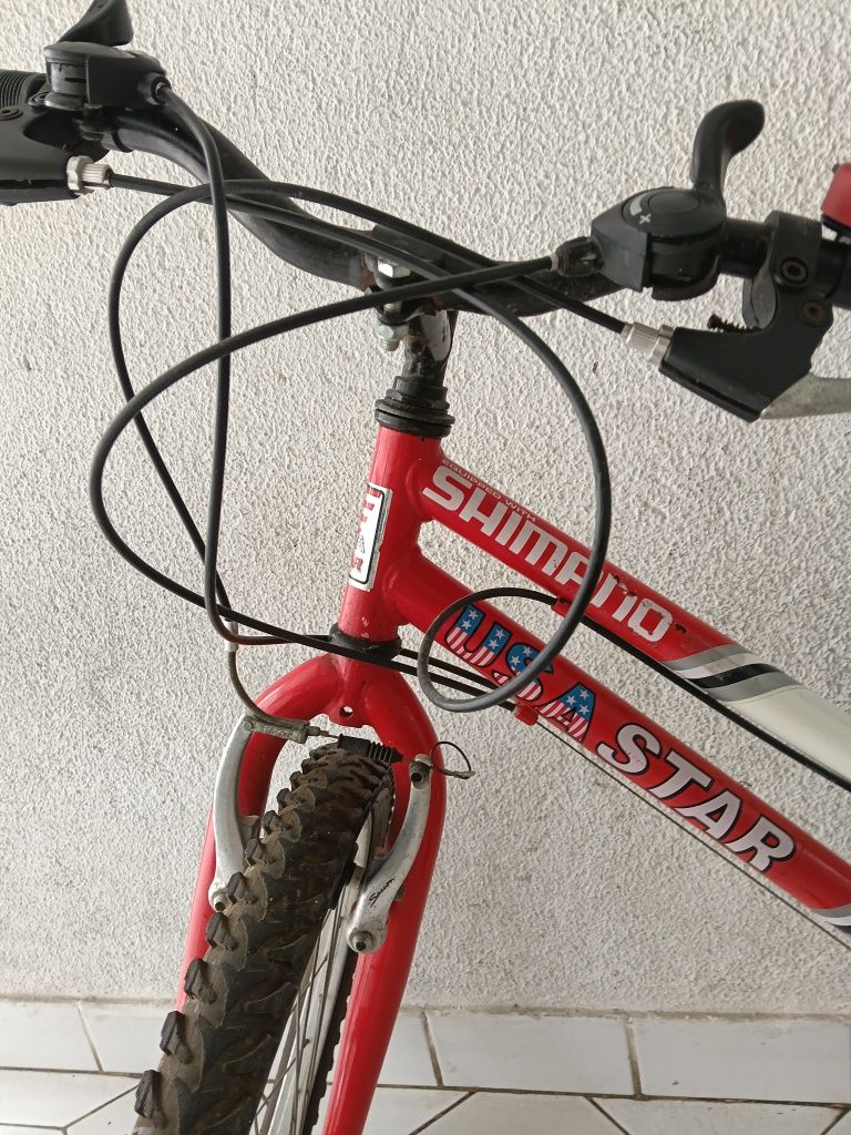 Bicicleta Shimano roda 24