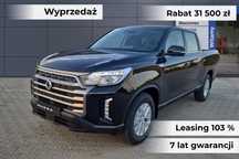 SsangYong/KGM Musso 2.2 4x4 202 KM Rabat 45 600 zł Leasing od 103% Wyprzedaż Okazja