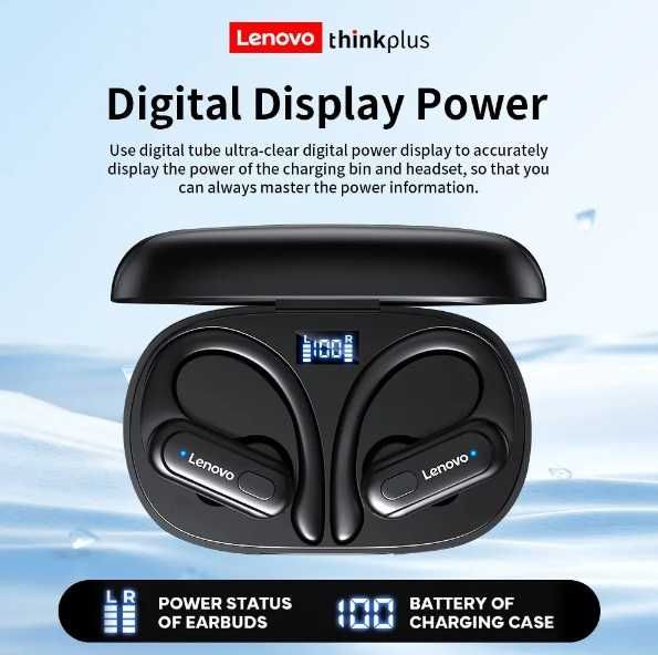 Słuchawki Lenovo bezprzewodowe oryginalne zauszne Lenovo XT60B TWS