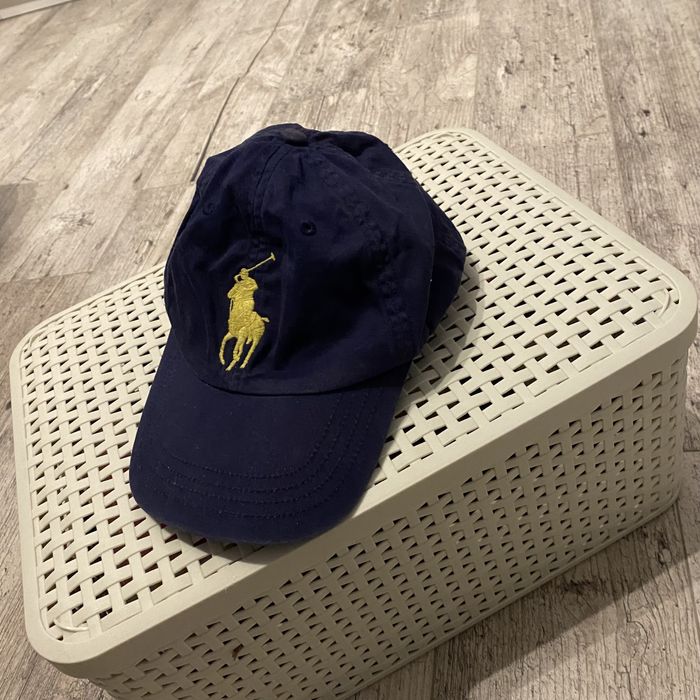 Granatowa czapka z daszkiem Polo Ralph Lauren