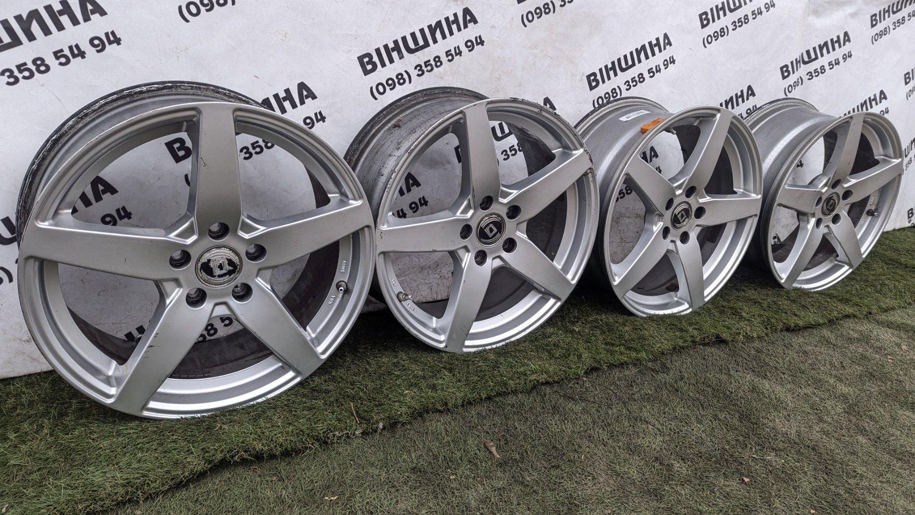 Диски легкосплавні R 17 5/108 7.5J ET 50 Ford Volvo.