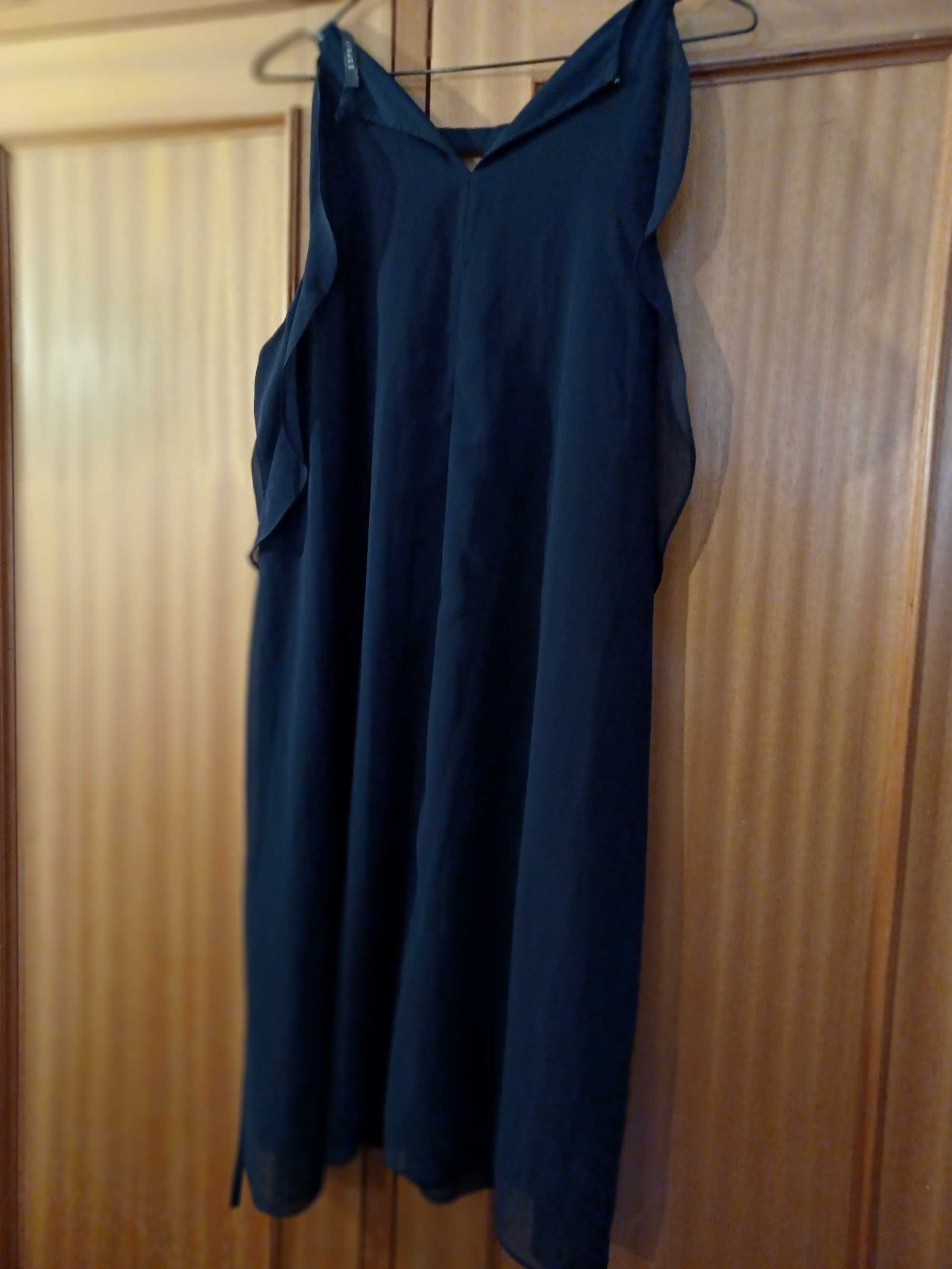 Vestido azul escuro