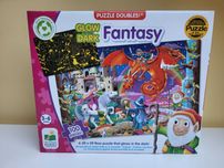 Grube duże Puzzle świecące 100 el Double jednorożecFantasy eco trefl
