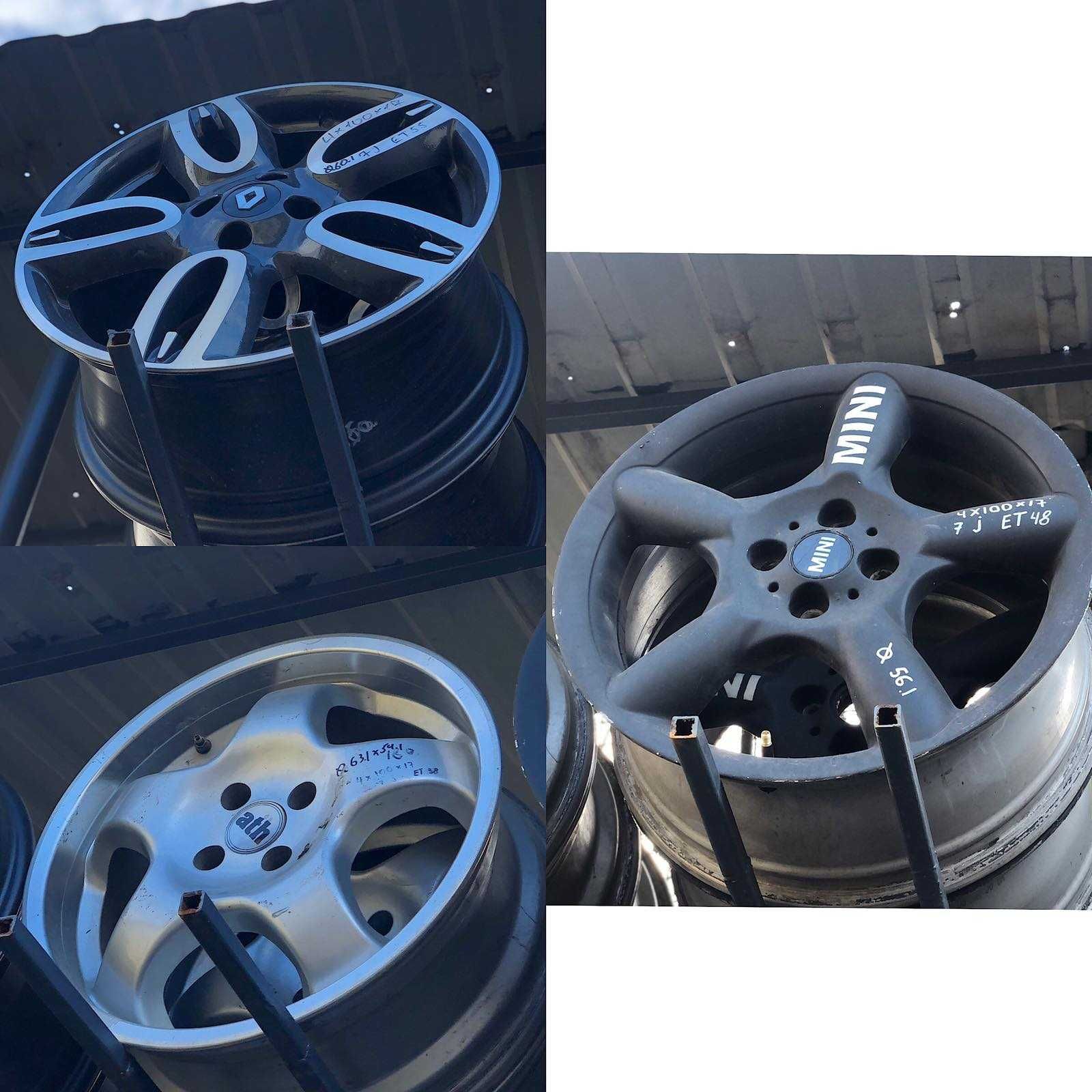 4 100 R17 Mini / Opel / Renault  / Mazda MX-5  Диски легкосплавні