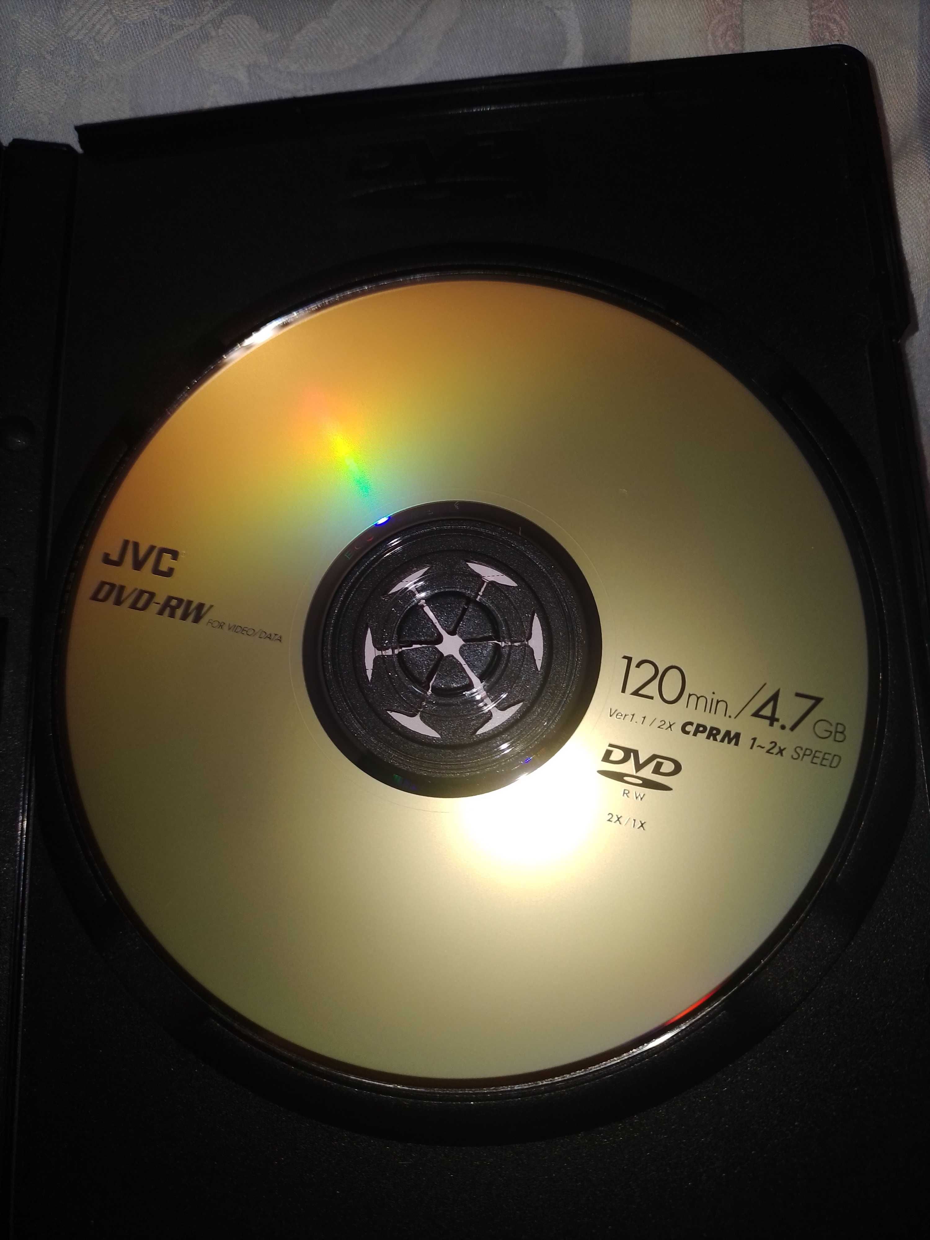 Диск JVC DVD-RW 120min 4.7GB Version 1.1/2X 1-2X Speed with CPRM