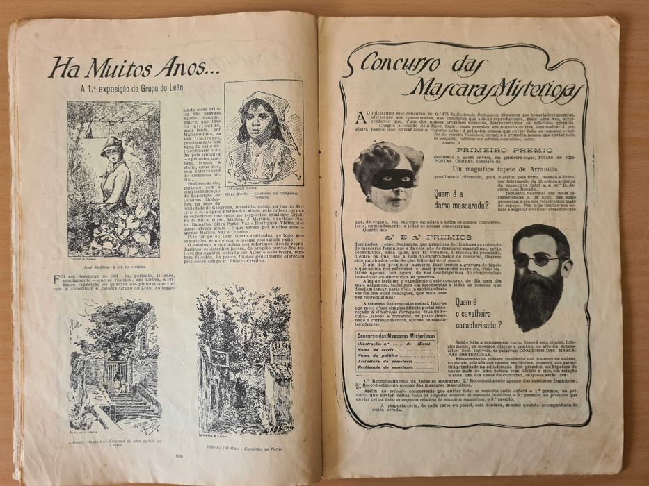 Número da antiga revista "Ilustração Portuguesa" de 1922