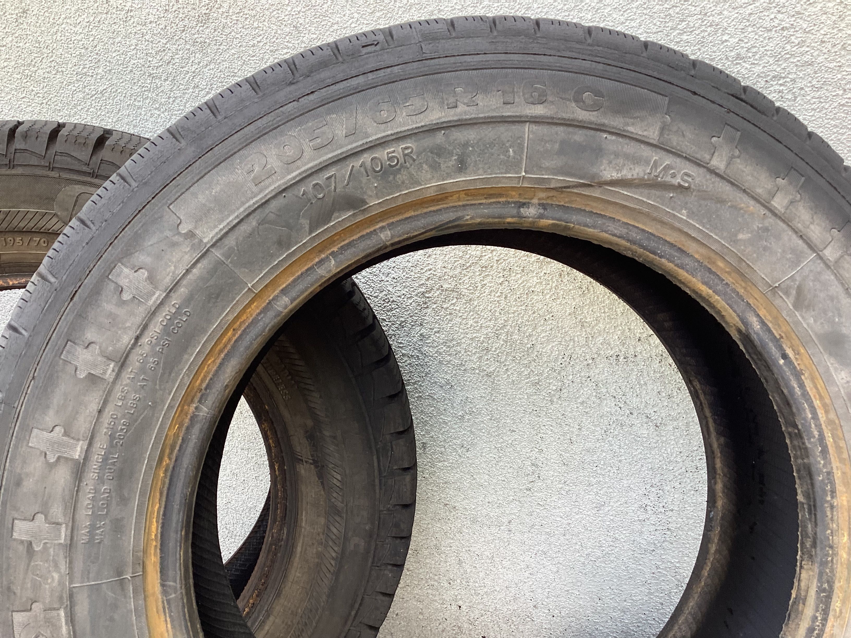 GLOB GUM 205/65r16C  2szt opony zima zimowe dostawcze 4mm 2022r