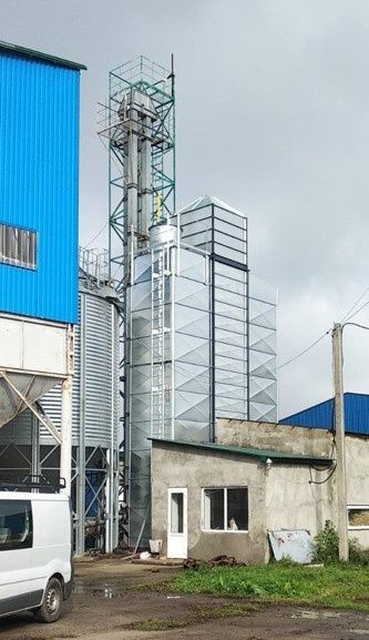 Будівництво зерносушарки