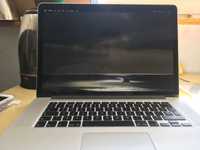 Laptop Apple Macbook pro 15 late 2013 i7 8/256 Gb działa świetnie OPIS