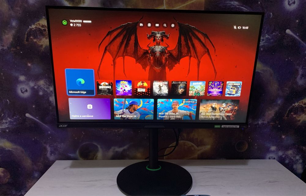 Игровой монитор Acer Nitro 4K 144hz 28 дюймов