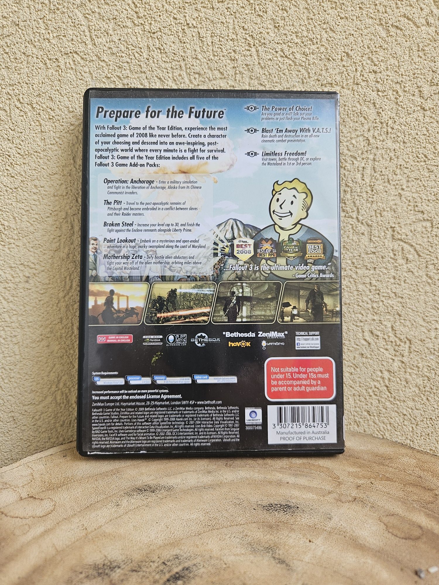 Fallout 3 Game of the Year Edition | PC DVD