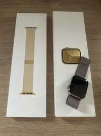 Apple watch series 9+celluar koperta 41 mm zloty