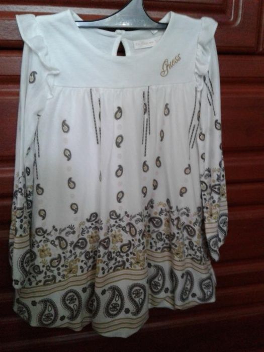 Guess стильное платье туника блуза на подкладке 4г(110)