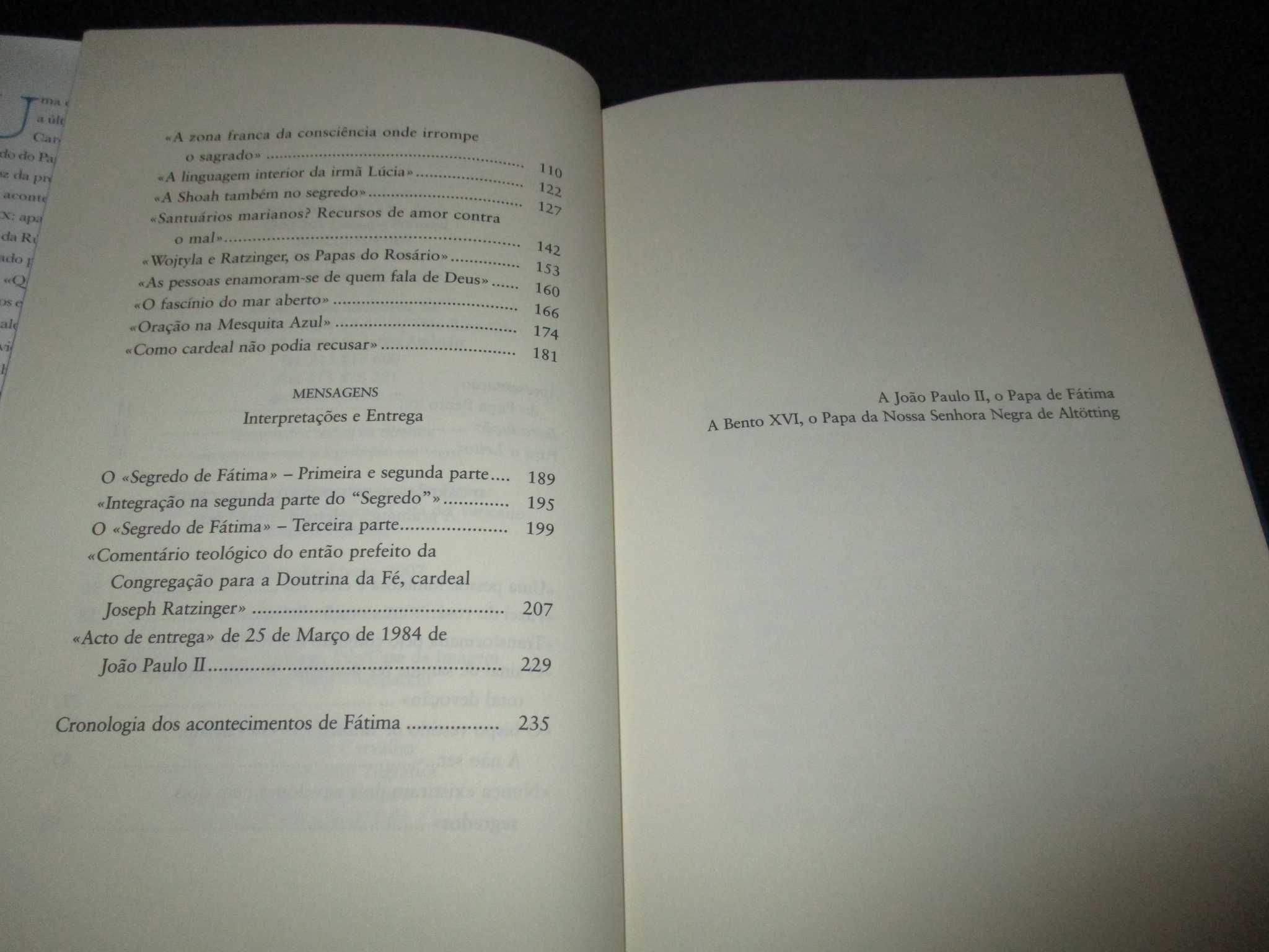 Livro A última vidente de Fátima Tarcisio Bertone 1ª edição