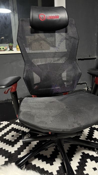 Крісло ігрове LORGAR Grace 855 (LRG-CHR855RB) червоно-чорний