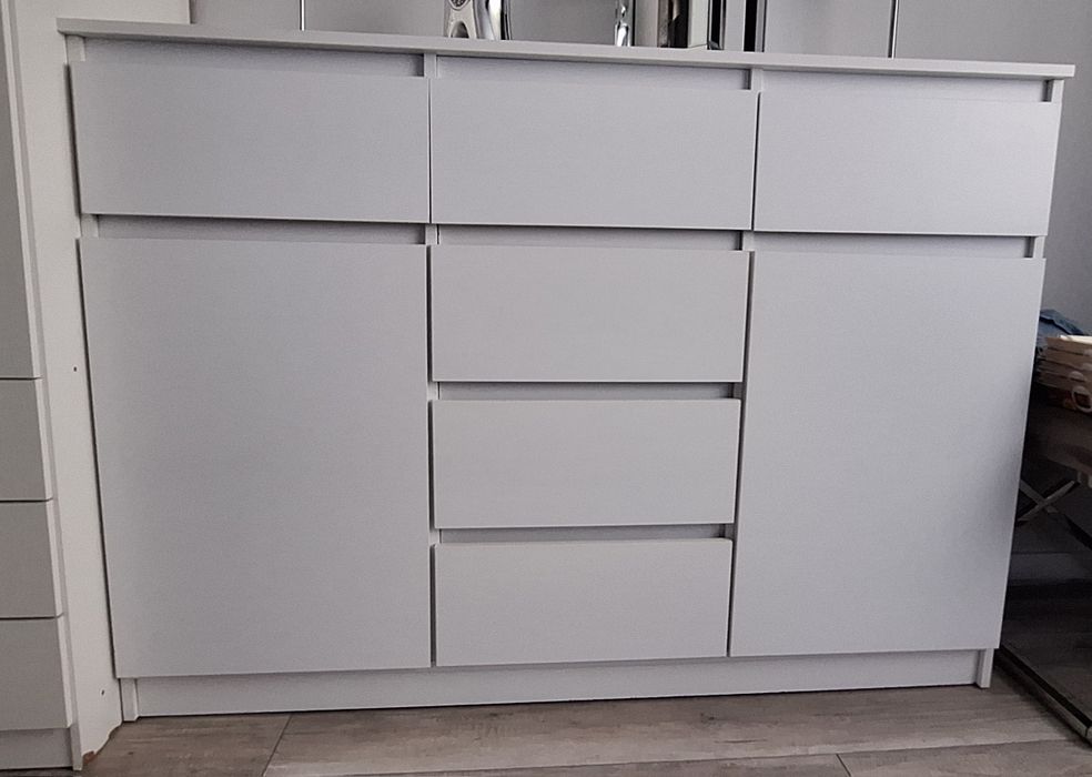 Komoda i szafa biała