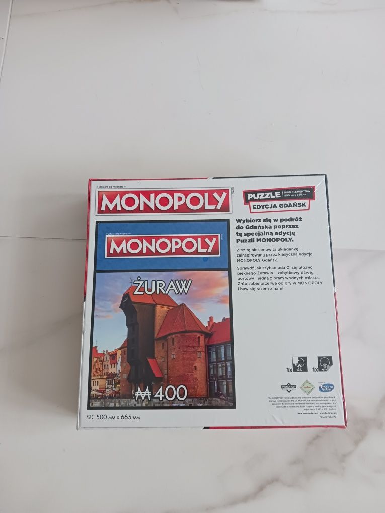 Puzzle Monopoly Żuraw 1000 elementów