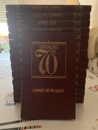 Livros “A geração de 70” de Álvaro Manuel Machado, 15 Volumes