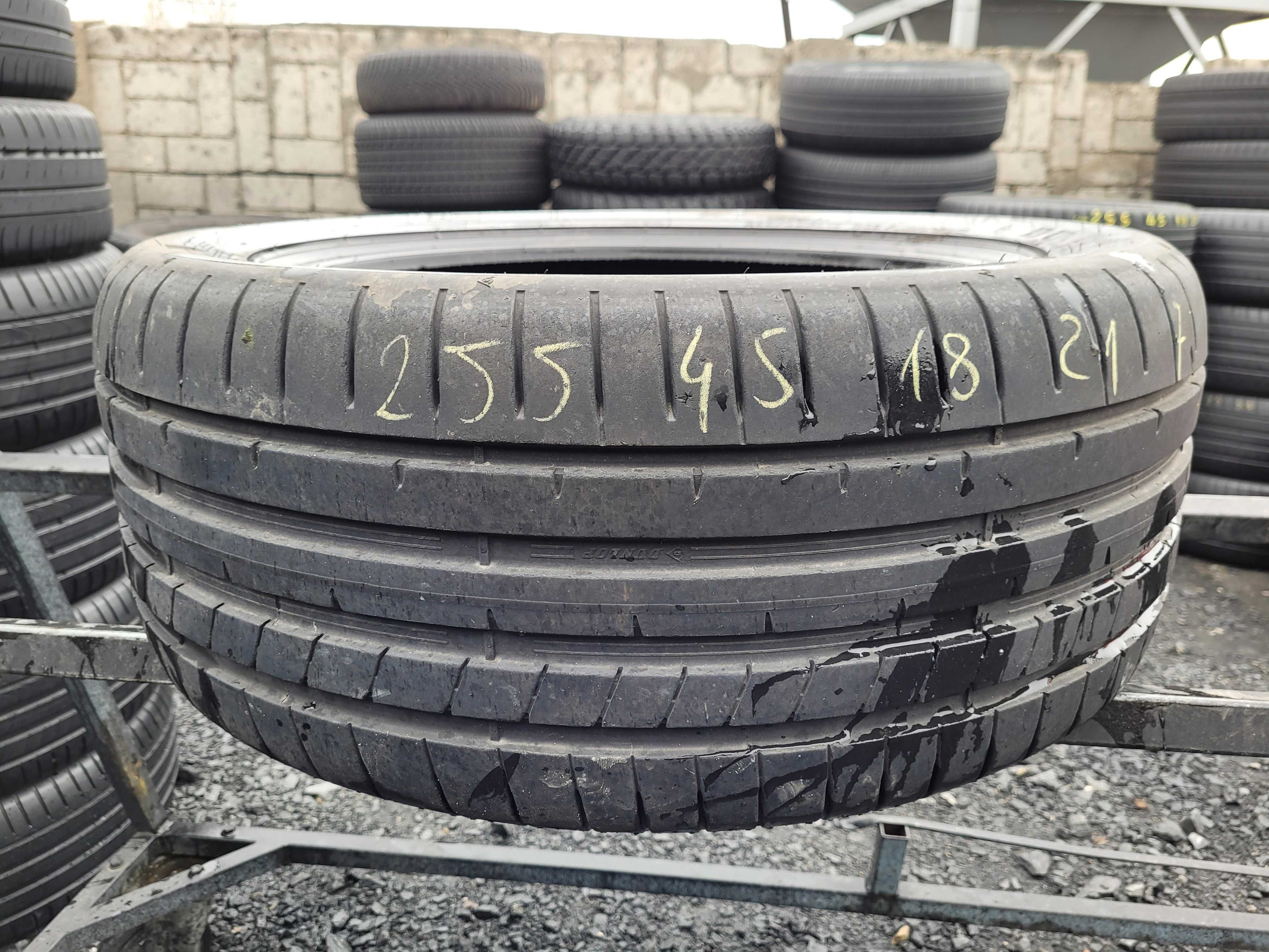 WYSYŁKA Opona Pojedyncza 255 45 R18 Dunlop Sport MAXX RT2 2021r.