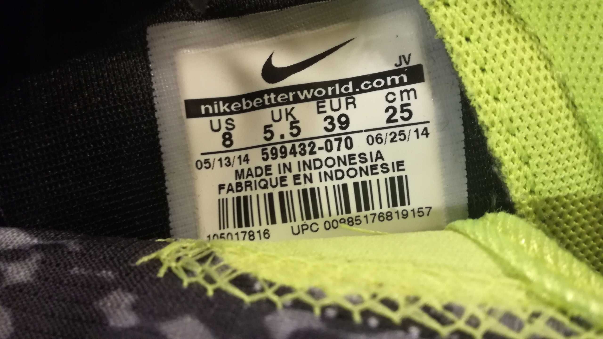 Sneakersy NIKE ROSHE ONE ROSHERUN PRINT r.39 stan bardzo dobry