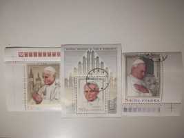 Znaczki Pocztowe Z Papieżem Janem Pawłem II