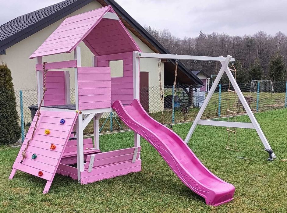 %RATY% POSEZONOWA OBNIŻKA Plac zabaw domek dla dzieci MONTAŻ