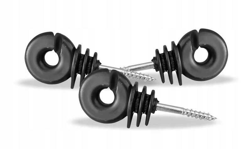 Izolator okrągły do pastucha, do linki, plecionki taśmy PACZKA 50szt