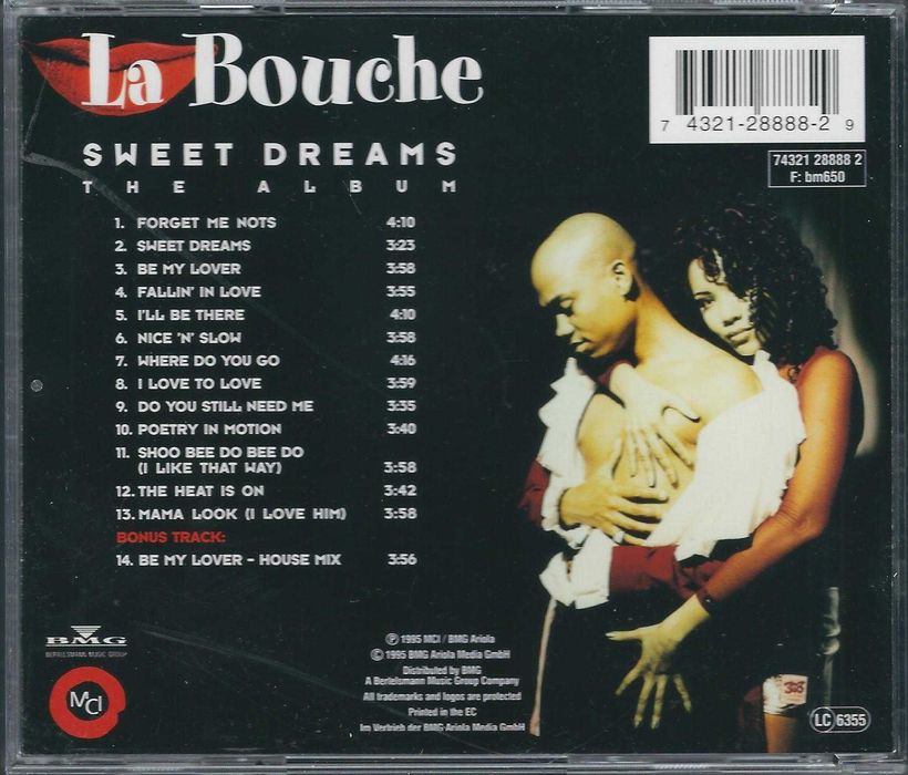 CD La Bouche - Sweet Dreams (1995) (BMG)