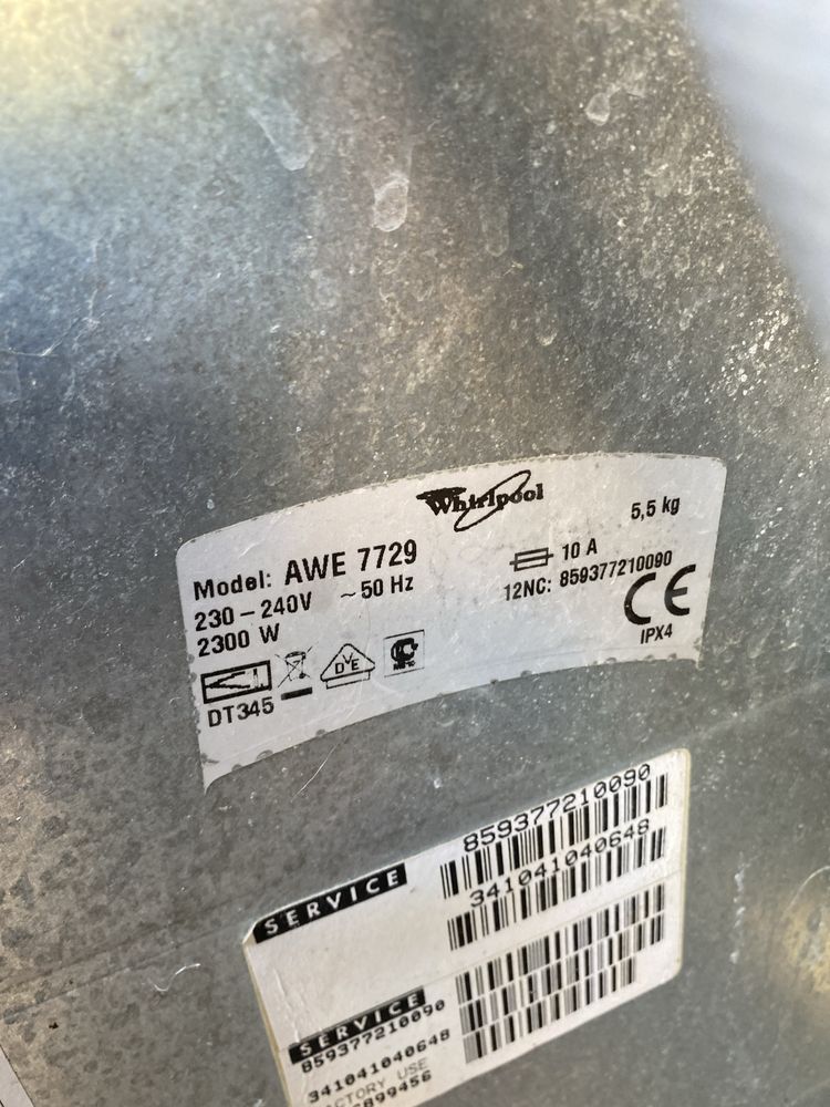 Whirlpool awe7729