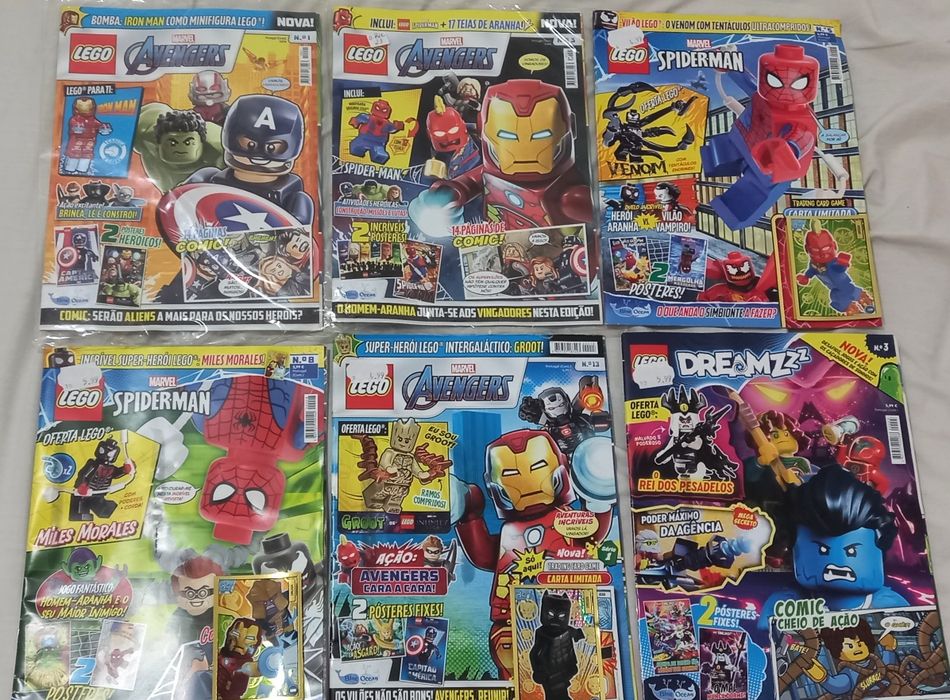Revistas lego marvel ninjago dreamzzz
