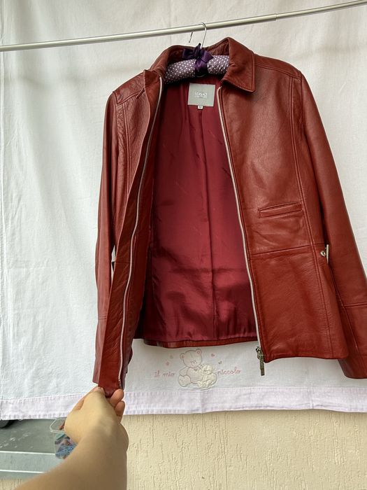 Versace Jeans Couture — шкіряна куртка, оригінал, M, натуральна шкіра