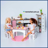 Мебель для куклы Барби Кухня кукольная мебель дом игрушки