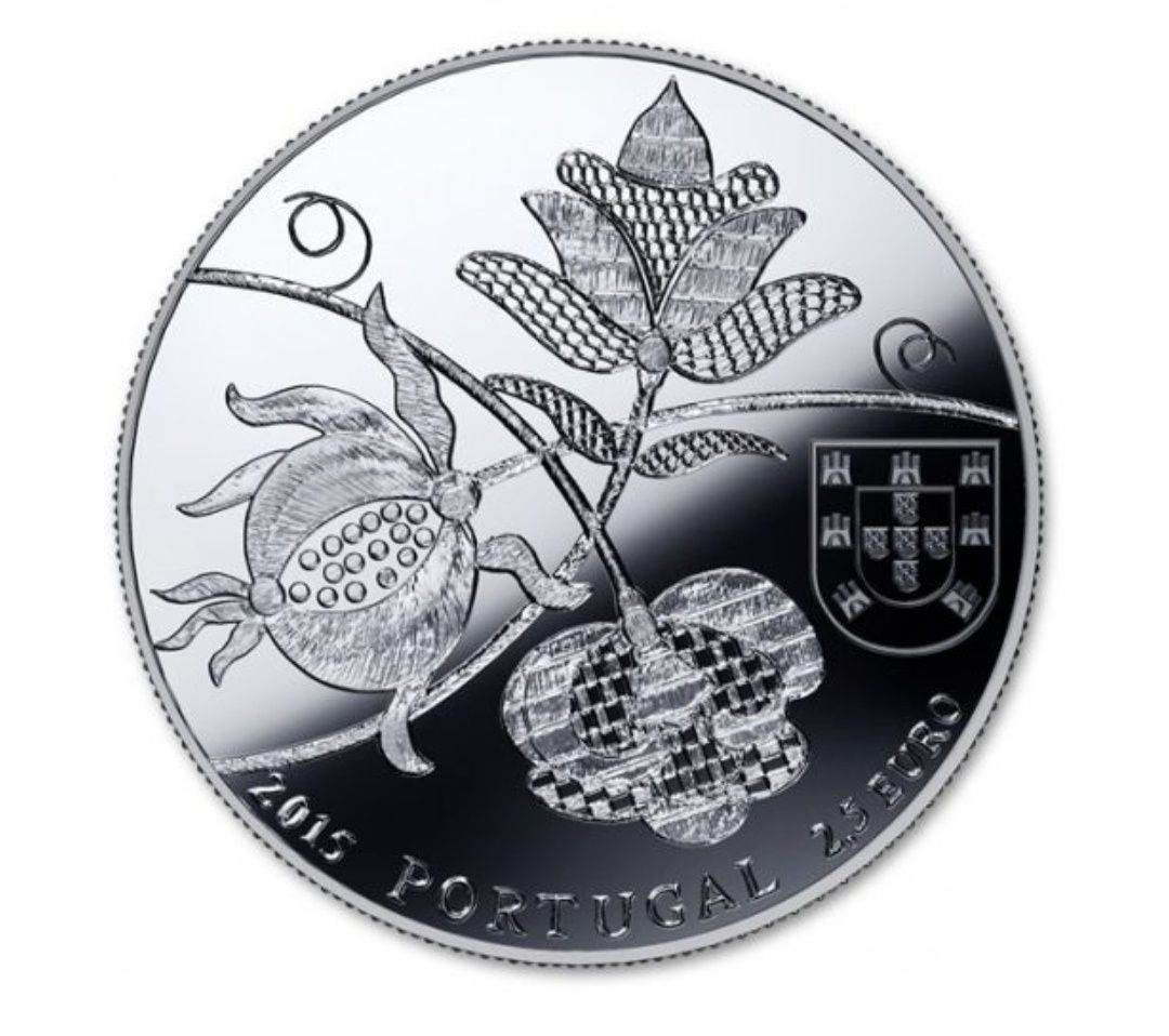 Moeda comemorativa "Colchas de Castelo Branco"