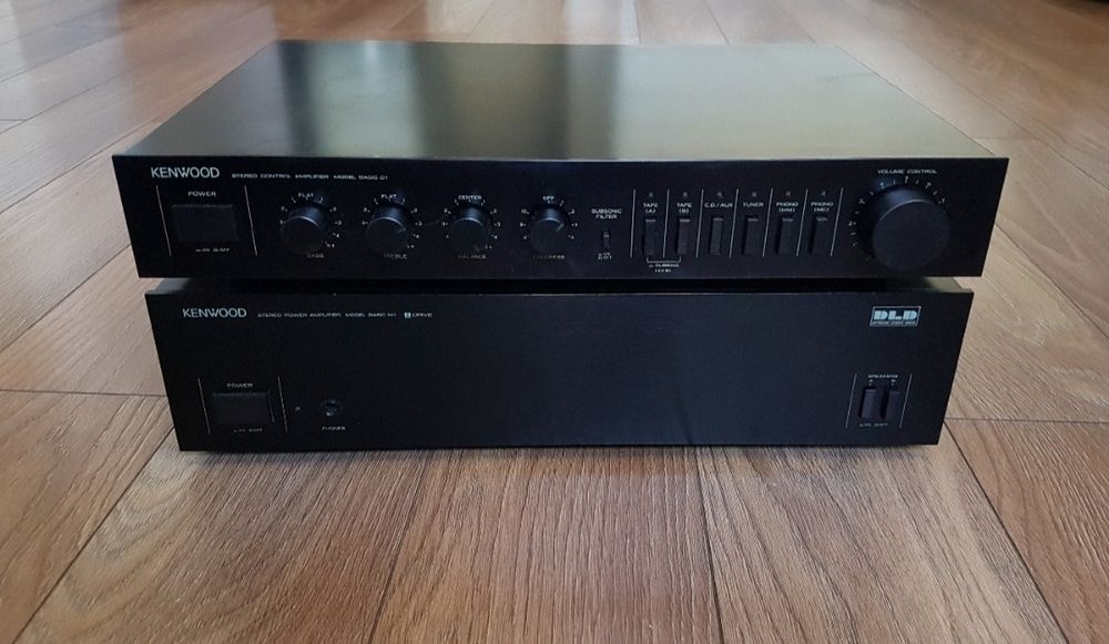 Zestaw Kenwood C1 preamp Kenwood M1 końcówka mocy