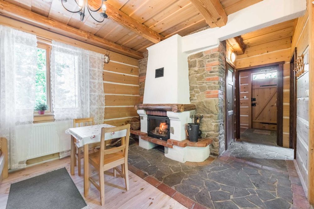 Drewniany Domek z Kominkiem w Laskowej 300 m od stoku