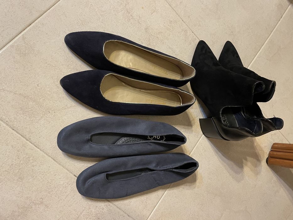 Sabrinas e botins de senhora