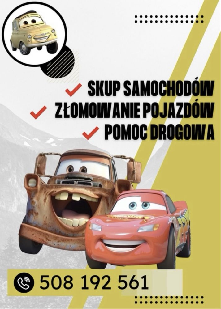 Skup AUT • Skup Samochodów • Złomowanie Pojazdów •