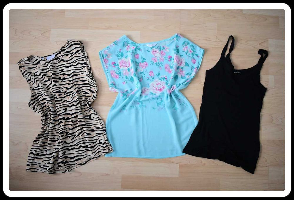 Zestaw ubrań damskich rozmiar 38-40 łącznie 6 sztuk