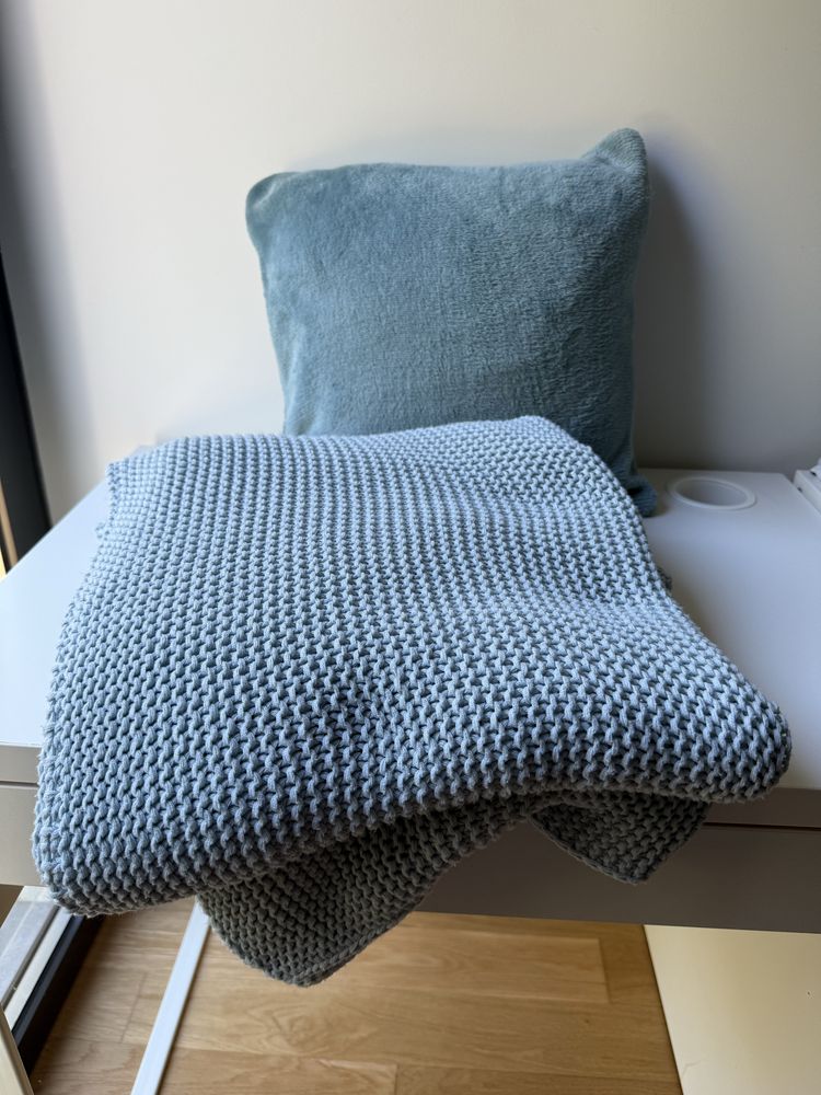 Conjunto manta e almofada